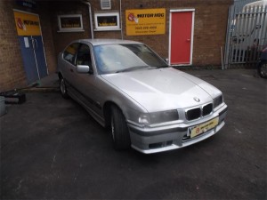 DRZWI PRAWE GOŁE E36 COMPACT TITANSILBER