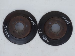 TARCZE HAMULCOWE TYŁ TYLNE MERCEDES W203 278mm F-VAT