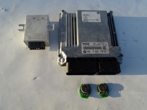 ZESTAW STARTOWY STEROWNIK SILNIKA 7552176 EWS PESTKA BMW Z4 E85 E86 2.0i N46 F-VAT