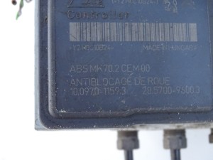 POMPA HAMULCOWA STEROWNIK ABS PEUGEOT 207 ABS 9665344180 10.0207-0139.4 F-VAT