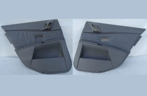 BOCZEK DRZWI LEWY PRAWY TYŁ TYLNY TAPICERKA BMW E60 E61 SKÓRA F-VAT