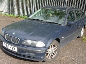 LISTWA NAKŁDKA NA PRÓG LEWA BMW E46 DUNKELBLAU