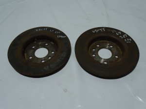TARCZE TARCZA HAMULCOWA TYŁ TYLNA VOLVO V50 T5 2.5 280MM  F-VAT