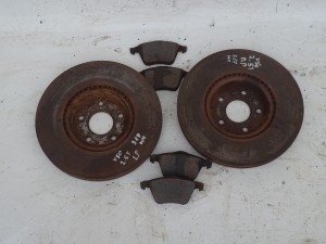 TARCZA TARCZE HAMULCOWE + KLOCKI PRZÓ PRZEDNIE VOLVO V50 S40 F-VAT