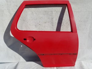 DRZWI PRAWE TYŁ TYLNE VW GOLF IV HB CZERWONE F-VAT