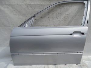 DRZWI LEWE PRZÓD PRZEDNIE BMW E46 SEDAN KOMBI TITANSILBER PIERWSZY LAKIER F-VAT