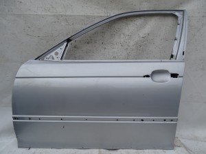 DRZWI LEWE PRZÓD PRZEDNIE BMW E46 SEDAN KOMBI TITANSILBER PIERWSZY LAKIER F-VAT