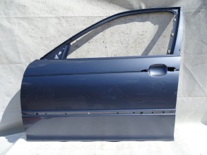 DRZWI LEWE PRZÓD PRZEDNIE BMW E46 SEDAN KOMBI STAHLBLAU PIERWSZY LAKIER F-VAT