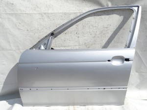 DRZWI LEWE PRZÓD PRZEDNIE BMW E46 SEDAN KOMBI TITANSILBER PIERWSZY LAKIER F-VAT