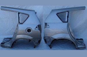BŁOTNIK LEWY PRAWY TYŁ TYLNY ĆWIARTKA TOYOTA COROLLA VERSO II E12 1C0 PIERWSZY LAKIER F-VAT