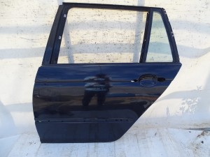 DRZWI LEWE TYŁ TYLNE BMW E46 KOMBI DUNKELBLAU F-VAT