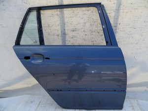 DRZWI PRAWE TYŁ TYLNE BMW E46 KOMBI STAHLBLAU F-VAT