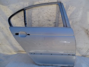 DRZWI PRAWE TYŁ TYLNE BMW E46 SEDAN TITANSILBER PIERWSZY LAKIER F-VAT