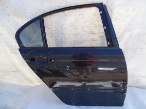 DRZWI PRAWE TYŁ TYLNE BMW E46 SEDAN BLACKSAPPHIRE PIERWSZY LAKIER F-VAT
