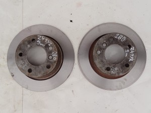 TARCZE HAMULCOWE TYŁ TYLNE BMW Z4 E85 E86 280mm PRZETOCZONE F-VAT