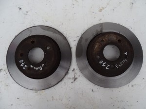 TARCZE HAMULCOWE TYŁ TYLNE 270mm FORD FOCUS II MK2 F-VAT