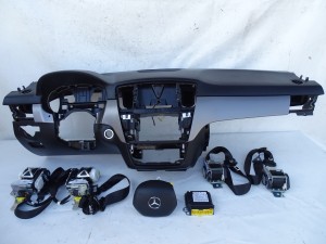 DESKA ROZDZIELCZA KOKPIT PODUSZKA AIRBAG SENSOR PASY MERCEDES ML W166 EUROPA F-VAT