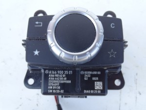 PANEL PRZEŁĄCZNIK POKRĘTŁO NAWIGACJI A1669003501 MERCEDES ML W166 F-VAT
