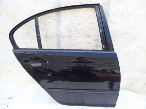 DRZWI PRAWE TYŁ TYLNE BMW E46 SEDAN BLACKSAPPHIRE PIERWSZY LAKIER F-VAT
