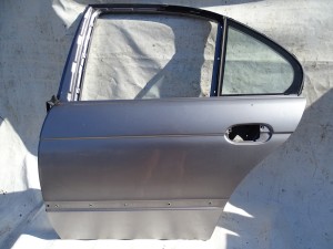 DRZWI LEWE TYŁ TYLNE BMW E39 SEDAN ASPENSILBER PIERWSZY LAKIER F-VAT