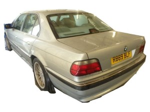 DRZWI TYŁ LEWE BMW E38 ARKTISSILBER