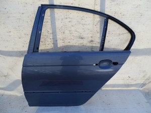 DRZWI LEWE TYŁ TYLNE BMW E46 SEDAN STAHLBLAU PIERWSZY LAKIER F-VAT