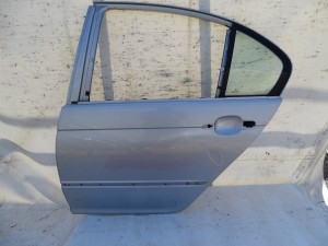 DRZWI LEWE TYŁ TYLNE BMW E46 SEDAN TITANSILBER F-VAT