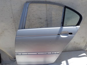 DRZWI LEWE TYŁ TYLNE BMW E46 SEDAN TITANSILBER PIERWSZY LAKIER F-VAT
