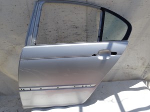 DRZWI LEWE TYŁ TYLNE BMW E46 SEDAN TITANSILBER PIERWSZY LAKIER F-VAT