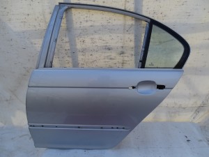 DRZWI LEWE TYŁ TYLNE BMW E46 SEDAN TITANSILBER PIERWSZY LAKIER F-VAT