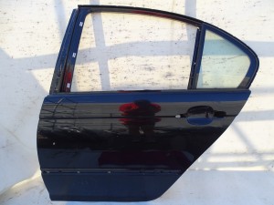 DRZWI LEWE TYŁ TYLNE BMW E46 SEDAN BLACKSAPPHIRE PIERWSZY LAKIER F-VAT