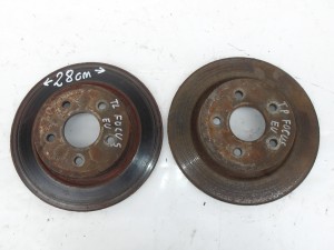 TARCZE HAMULCOWE TYŁ  280MM FORD FOCUS MK2 LIFT 1.8TDCI F-VAT  