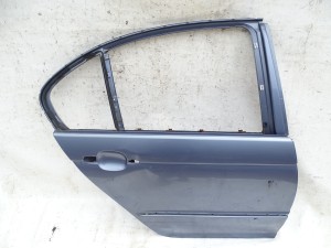 DRZWI PRAWE TYŁ TYLNE BMW E46 SEDAN STAHLBLAU F-VAT