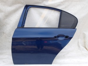 DRZWI LEWE TYŁ TYLNE BMW E90 LEMANS BLAU F-VAT