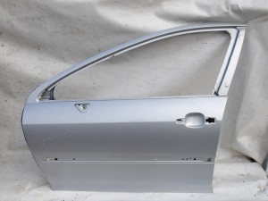 DRZWI LEWE PRZÓD PRZEDNIE PEUGEOT 407 EZRC PIERWSZY LAKIER ŁADNE  1   F-VAT