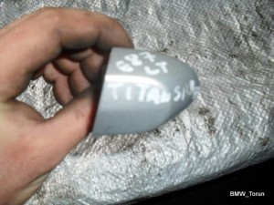 ZAŚLEPKA OSŁONA KLAMKI TYŁ L TITANSILBER E87 F-VAT