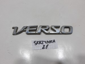 EMBLEMAT ZNACZEK KLAPY BAGAŻNIKA TOYOTA VERSO F-VAT
