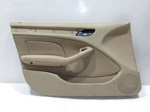 BOCZEK DRZWI LEWY PRZÓD PRZEDNI SKÓRA BMW E46 SEDAN KOMBI E1 56 F-VAT