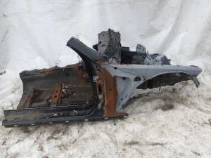 ĆWIARTKA PRAWA PRZÓD PRZEDNIA PODŁUZNICA FARTUCH PRÓG BMW E46 COUPE F-VAT
