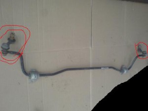 ŁĄCZNIK STABILIZATORA TYŁ TYLNEGO BMW E39 ORYGINAŁ