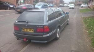 KLAPKA WLEWU PALIWA KOMBI BMW E39 ANTHRAZIT