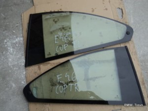 SZYBA BOCZNA TYŁ TYLNA BMW E46 COUPE CARRIO