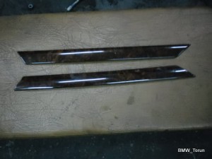 LISTWY DREWNO NA BOCZKI KPL BMW E46 SEDAN KOMBI
