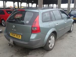 DRZWI PRAWE TYŁ KOMBI GOŁE MEGANE II TED97