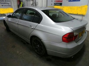 DRZWI TYŁ LEWE GOŁE BMW E90 TITANSILBER