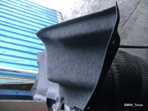 BOCZEK TAPICERKA BAGAŻNIKA PRAWY SEDAN E46 F-VAT