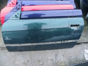 DRZWI LEWE GOŁE COUPE FARNGRUEN BMW E36