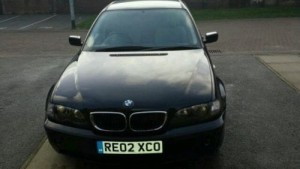 LISTWA POD LAMPĘ PRAWA BMW E46 LIFT SCHWARZ 2