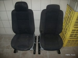 FOTEL LEWY KIEROWCY GRANATOWY E46 SEDAN KOMBI