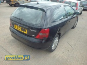 ZDERZAK TYŁ 3D GOŁY B9ZP CIVIC VII 01-05